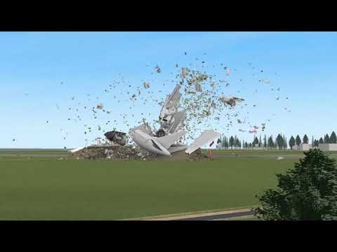 Jeju Air Plane Crash in Korea - First Test Rendering