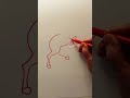 एक लाइन से बनी शानदार घोड़े की ड्रॉइंग | Amazing Horse Line Art#Amazing Horse LineArt#vairalvideo