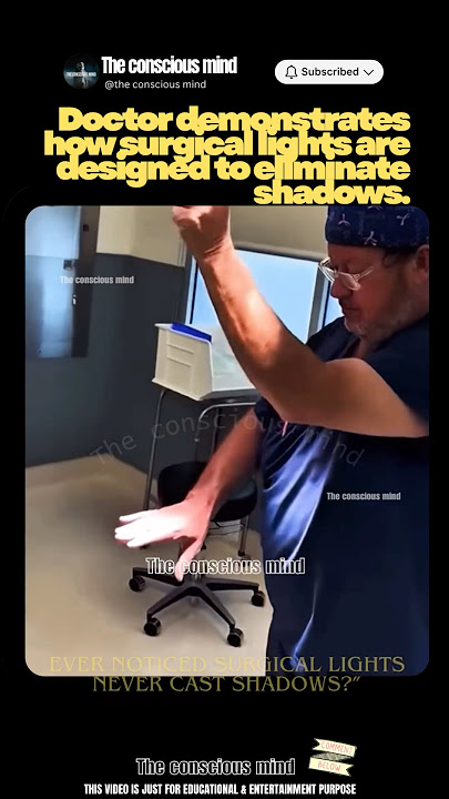 The Genius Behind Shadowless Surgical Lights 💡👨‍⚕️