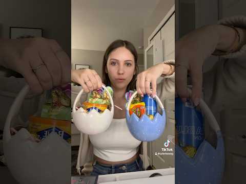 Making Easter baskets