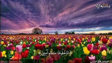القارئ / هزاع البلوشي _ إن المتقين في جنات وعيون
