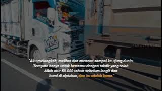 Story Wa Truk Terbaru II New Tawakal Nempel parah!!! (Kata-Kata Ustad syam).