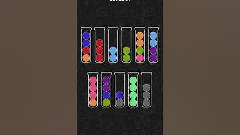 Ball Sort Puzzle   level 91 1 !!! Mobile Cell Phone Game Walkthrough Android / Apple