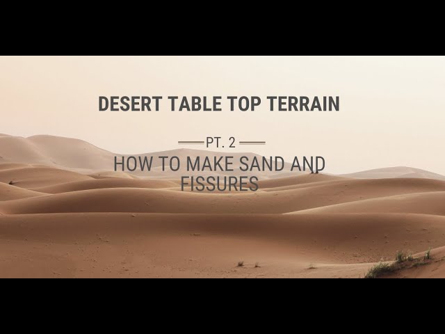 DIY: How To Make Fake Soil and Sand 