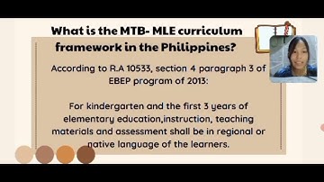 MTB -MLE IN THE PHILIPPINES