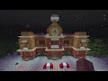 Minecraft theme park | Jackvanman world holiday overhaul tour ( chirstmas and Halloween)