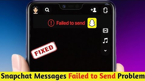 How to Fix Failed to Send Message on Snapchat||Fix Snap Not Sending Problem On Snapchat 2024 /Iphone