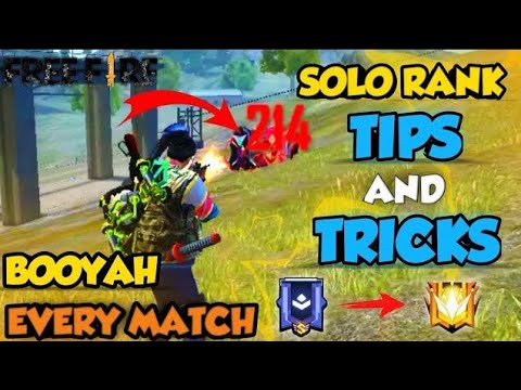 Full Rush in SOLO Vs SQUAD New high Ranked Match - Garena free fire ...