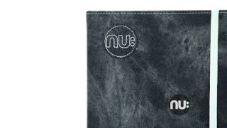 Nu Notebooks - Nu Era Denim PU Cover Casebound Elastic Journal Grey