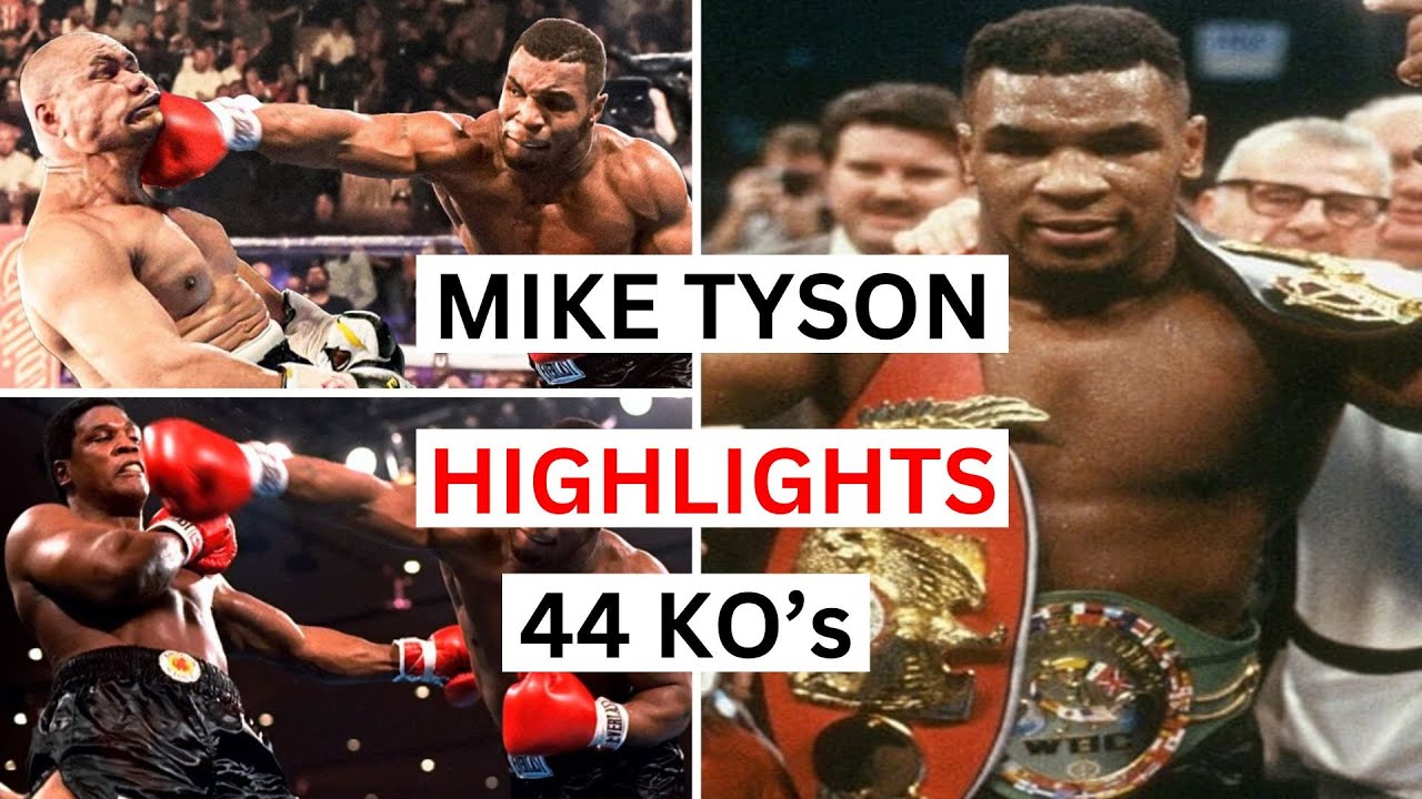 Mike Tyson (44 KO's) Highlights & Knockouts - YouTube