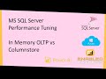 When to use InMemory tables vs Columnstore Indexes for Reporting.