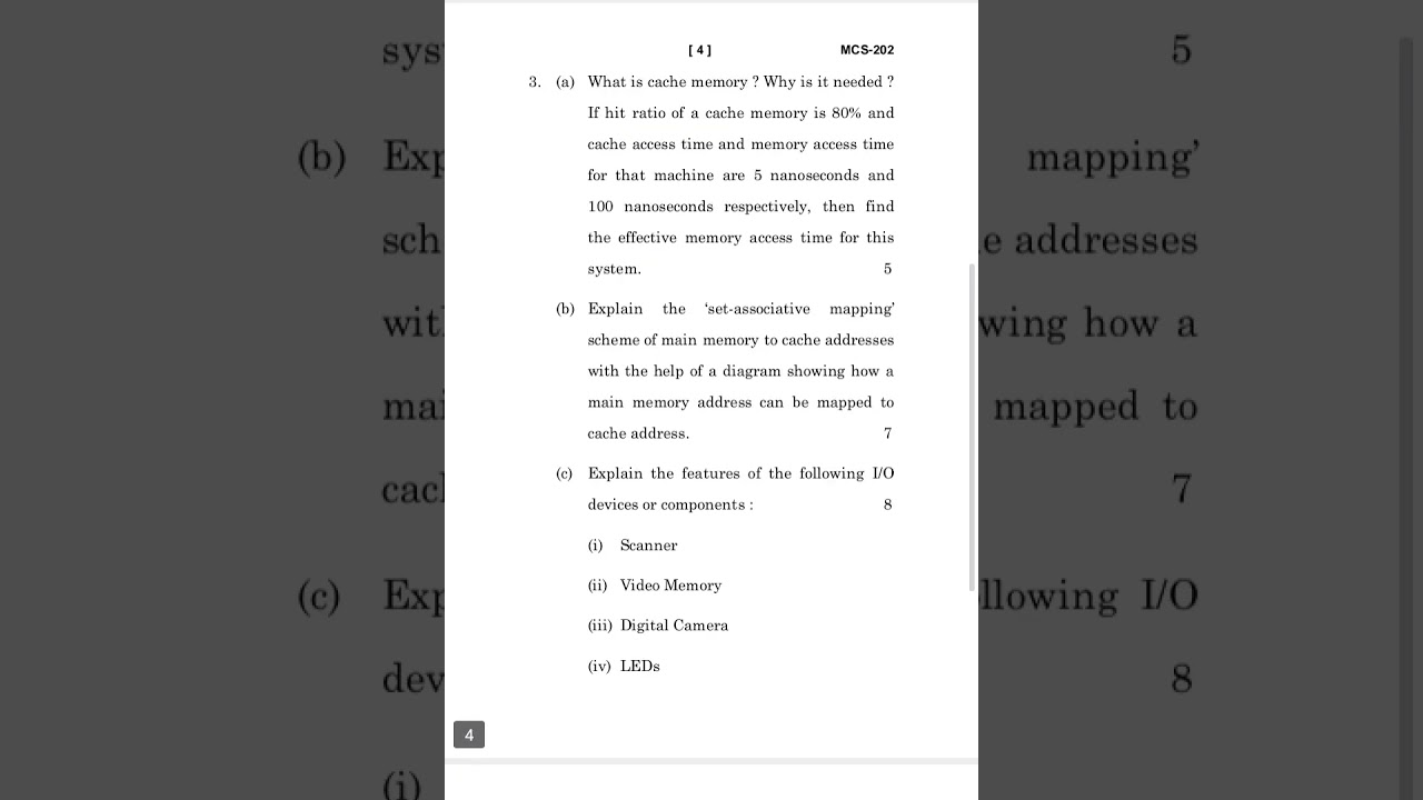 MCS-202 DECEMBER-2022 QUESTION PAPER IGNOU - YouTube Mcs-202 December-2022 Question Paper Ignou - Youtube