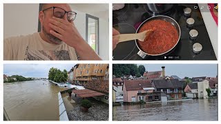 Vlog! Hochwasser Regensburg, Piena del Danubio, e non solo. Una Domenica bagnata Insieme #paolo #eat