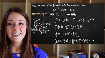 Area of the triangle with the given vertices (KristaKingMath)