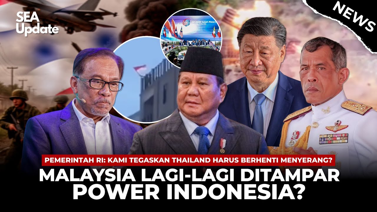Indonesia Turun ke Zona Perang Langsung Ancam Thailand yang Masih Belum Mau Damai Dibantu China!News