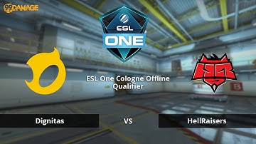 Dignitas vs. HellRaisers | ESL One Cologne 2016 Qualifier | de_nuke