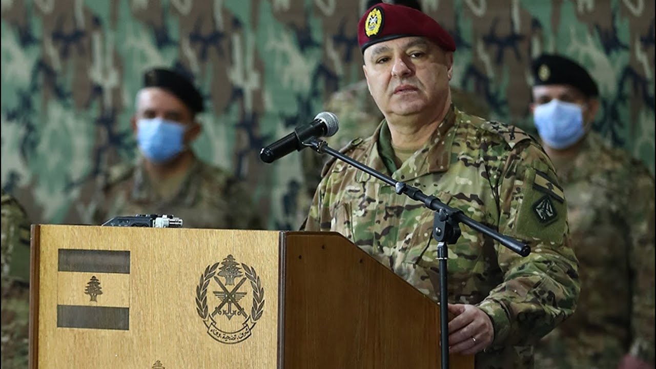 قائد الجيش العماد جوزاف عون تفقّد اللواء اللوجستي في كفرشيما