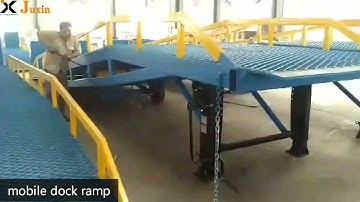 Top Wholesale Hydraulic Container unloading equipment/forklift container mobile loading dock ramps