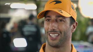 Daniel Ricciardo Post Qualifying  Singapore GP 2022 News