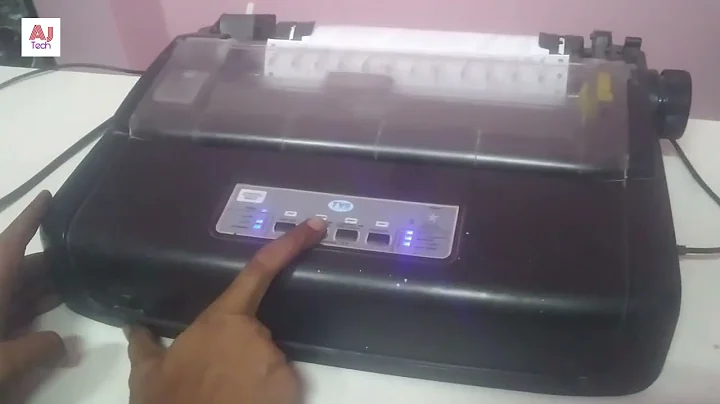 Tvs dmp 240 print menu setting || Tvs dot matrix printer setting ||