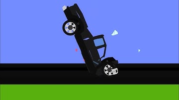 Algodoo car crashes & destruction #51