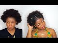SLEEK LOW PUFF ON SHORT 4C NATURAL HAIR |BeautyWithPrincess