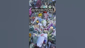 Thumbnail of Every tribute to Ozzy at Black Sabbath Bridge will reach Sharon and the family with love ❤️🌹 #ozzy