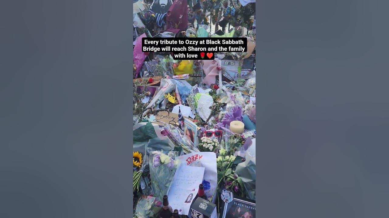 Every tribute to Ozzy at Black Sabbath Bridge will reach Sharon and the family with love ❤️🌹 #ozzy Every tribute to Ozzy at Black Sabbath Bridge will reach Sharon and the family with love ❤️🌹 #ozzy