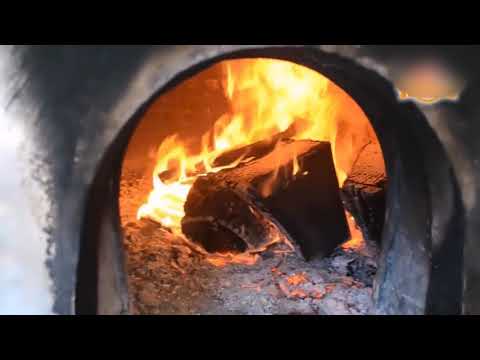اللحم المشوي الرائع على فرن الحطب التركي   old way for  Grill on firewood oven
