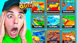 JUGANDO TODOS los MAPAS de STUMBLE GUYS! (68 MAPAS)