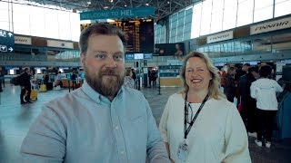 INSIDE HELSINKI Airport in Finland - Helsinki Vantaa Airport Tour - Airport Information Travel Video