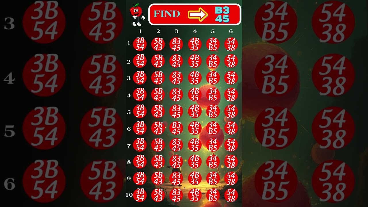 Only 1% Can Spot This Number in 6 Seconds! #eyetest #spotit #usa #shorts