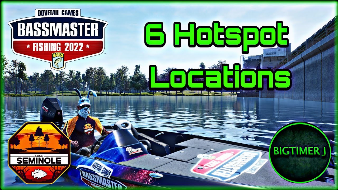 6 Hotspot Locations - Lake Seminole - Bassmaster Fishing 2022 🎣 