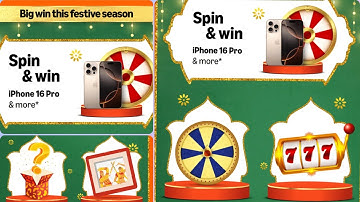 Amazon Great Indian Festival Quiz Answer Today I Big Win this Festive Season | 31 August 2025