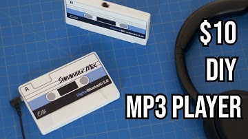 3D Printed Mixtape / DIY Bluetooth Mp3 Player