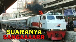 Merdunya Suara Mesin Lokomotif Cc 201 Dan Cc 203 Yang Sangaarrr