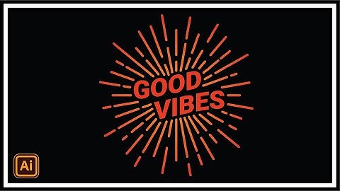 How to Create Sunburst Lines Design in Adobe Illustrator