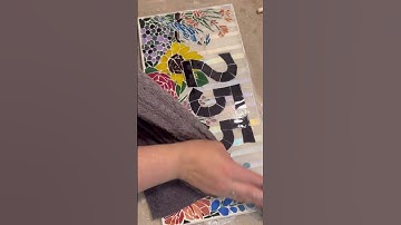 Part 2 Grouting the Address Mosaic #Mosaic #ezframe