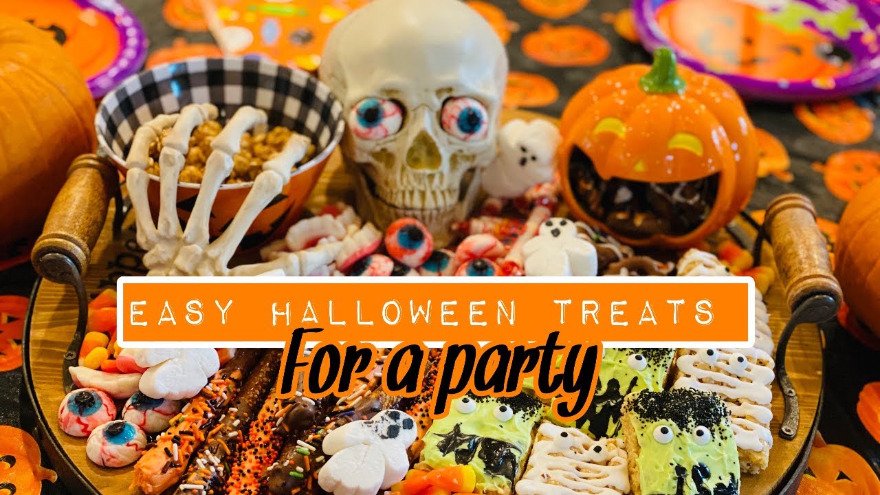 Easy Halloween treats for a party| Halloween Charcuterie board
