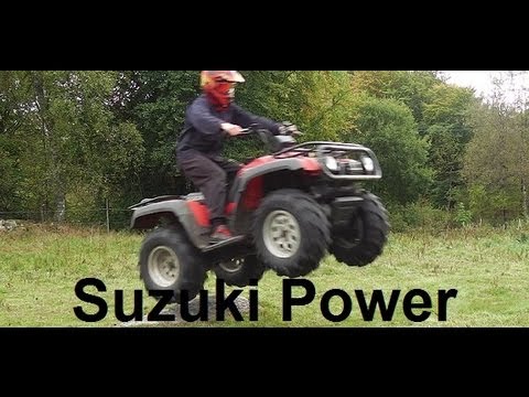'TS' The Power Of The Suzuki Quadmaster 500 - YouTube