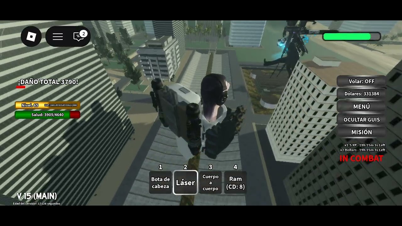 Gameplay skibidi g man 3.0 nivel 65