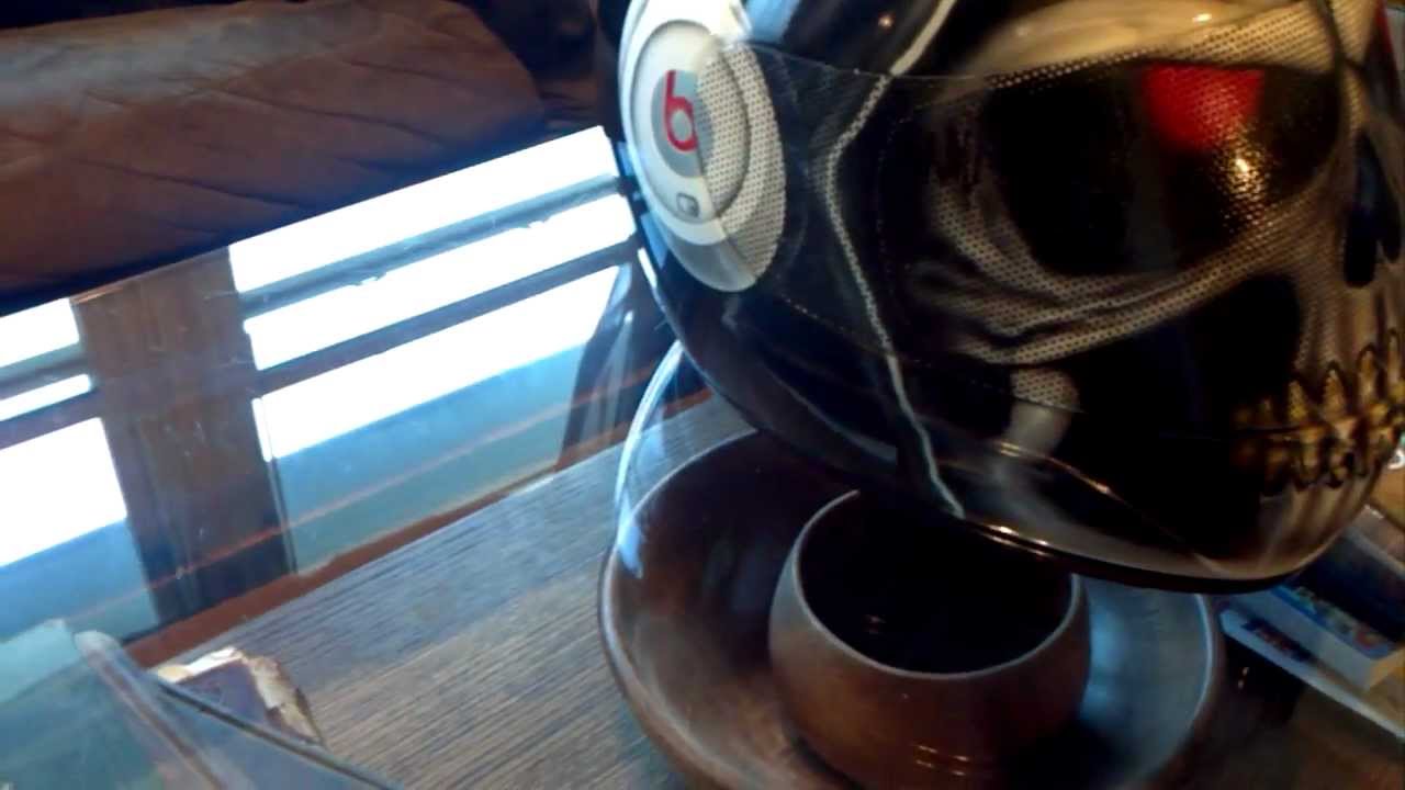 Custom Painted Grim Reaper w/ Beats by Dre Studio Headphones YouTube