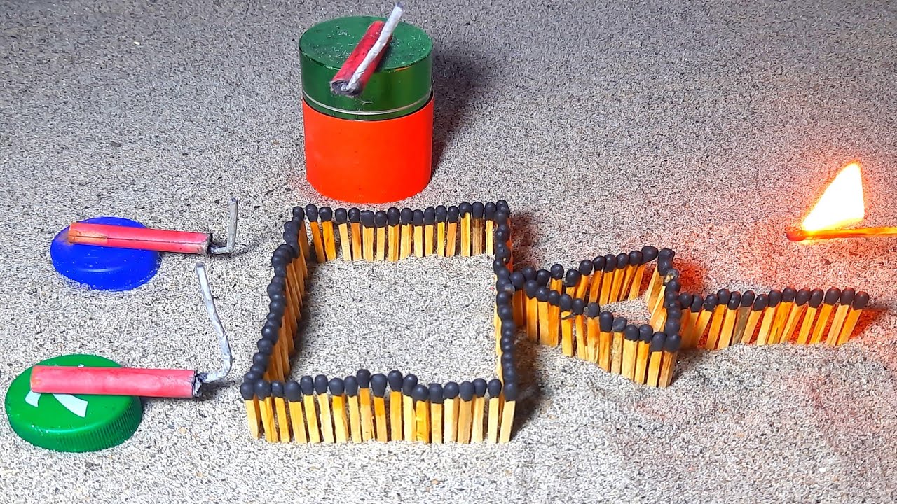 Matchstick Amazing Cracker experiment | Diwali cracker testing 💣😸 - YouTube