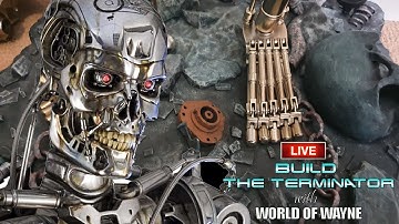 Build the Terminator LIVE - Part 71, 72 and 73 - Right Foot and Starting the Left Shoulder Joint