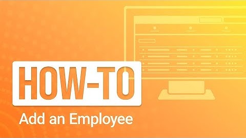 eBacon How-To: Add an Employee