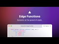 ¿ Cómo funcionan las nuevas Edge Functions de Nextjs ?