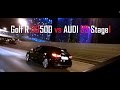 Golf R DQ500 vs AUDI S3 (8V) Stage1
