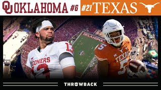 The Game Caleb Williams Became a STAR! (#6 Oklahoma vs. #21 Texas 2021, October 9)