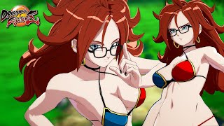 Bikini Android 21 Lab Coat - Dragon Ball FighterZ [MOD]