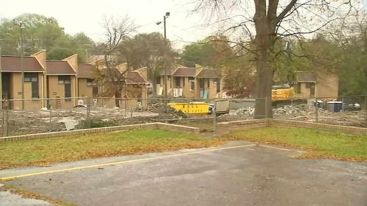 Demolition begins on Durham's Liberty Street Apart...